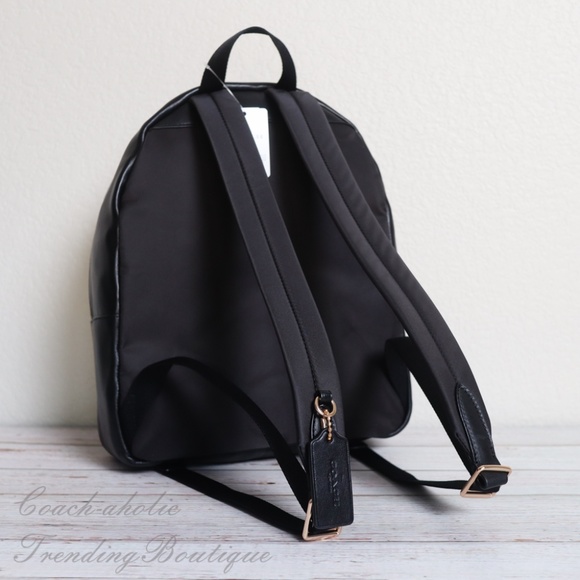 NWT Coach Medium Charlie Backpack In Signature - Picture 5 of 8